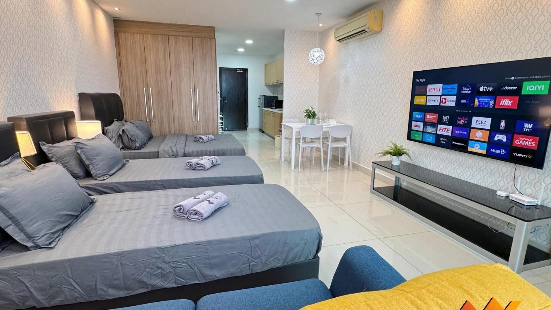 Apartment Ksl City Mall 6-20Pax Private Lift-Netflix-Smarttv 70Inch Johor Bahru